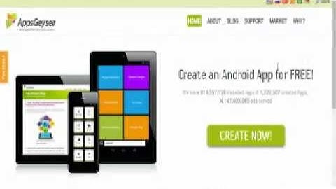 Create Android App Without Coding with Appgeyser