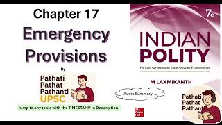 Chapter 17: Emergency Provisions | M. Laxmikanth Analysis with PYQ for #UPSC #SSC