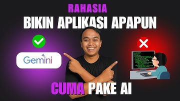 5 MENIT BERES ! BIKIN APLIKASI APAPUN CUMA PAKE AI - TUTORIAL MEMBUAT APLIKASI DAN WEBSITE PAKE AI