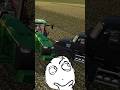 HE CAME OUT OF NOWHERE & HIT THE TRACTOR, WHY?! 🤨🤨 | Farming Simulator 25 #shorts #farmingsimulator
