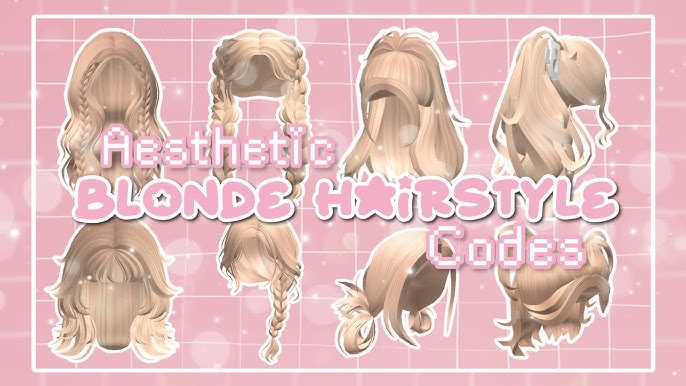 Cute Anime Hairstyle (Blonde)'s Code & Price - RblxTrade