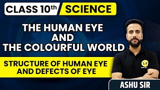 Class 10 Science Chapter 11 | The Human Eye & The Colorful World | Structure of Human Eye | Ashu sir