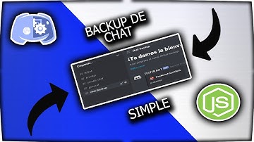 simple chat backup | discord.js speed coding