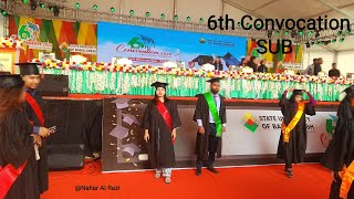 6th Convocation, SUB