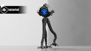 blender 3.0 3leg  robot tutorial free download