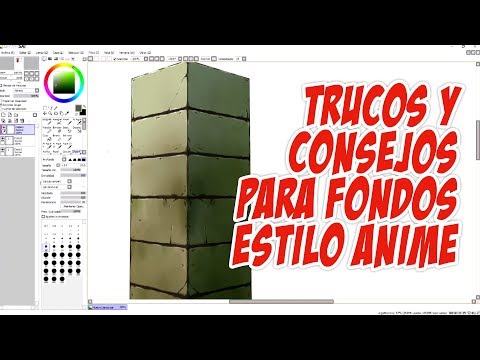 Tips y consejos para fondos estilo Anime - Pilar de concreto