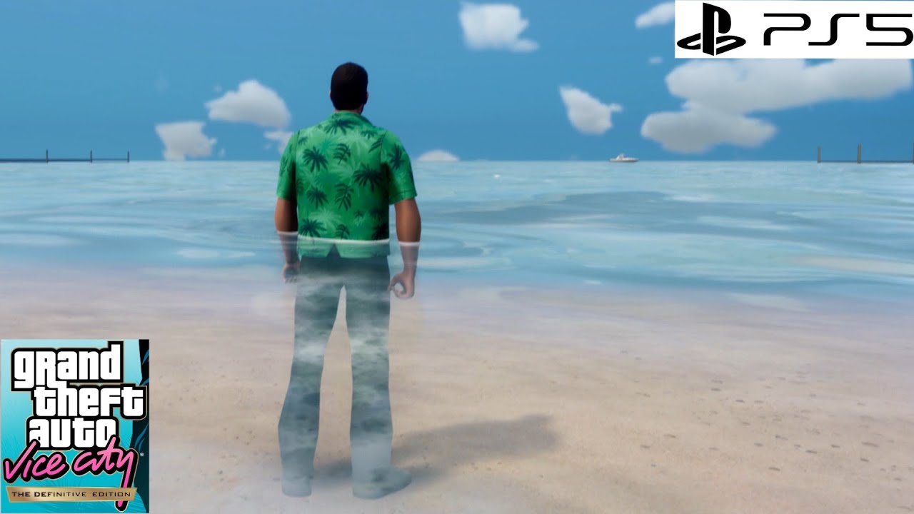 Can Tommy Vercetti SWIM in GTA Trilogy Vice City Definitive Edition (PS5)