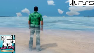 Can Tommy Vercetti SWIM in GTA Trilogy Vice City Definitive Edition (PS5)