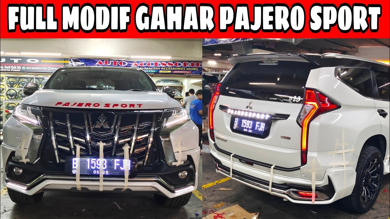 FULL MODIF GAHAR EKTERIOR | ALL NEW PAJERO SPORT