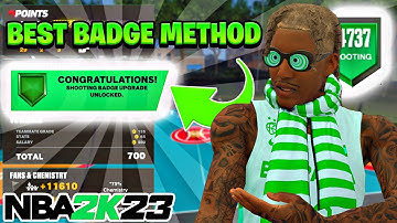 Fastest Way To Get MAX Shooting Badges in NBA 2K23...Fast and Easy Shooting Badge Method!