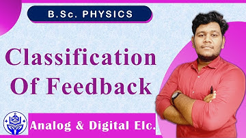 Classification of Feedback || Analog Electronics || ##msmaths #electronics