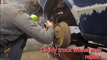 How bad are the wheel arches? MK1 Caddy truck repair(part 1)