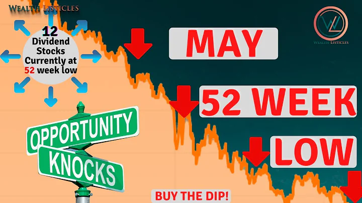 12 Great Dividend Stocks trading at 52 Week low in MAY | For HIGH Passive Income🔥 BUY THE DIP NOW!