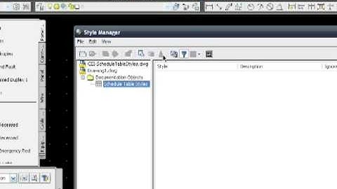 Creating Schedule Tables