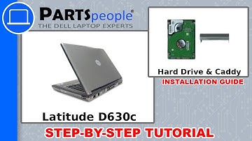 Dell Latitude D630c (PP24L) Hard Drive & Caddy How-To Video Tutorial