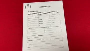 Vacation Form, Video #9