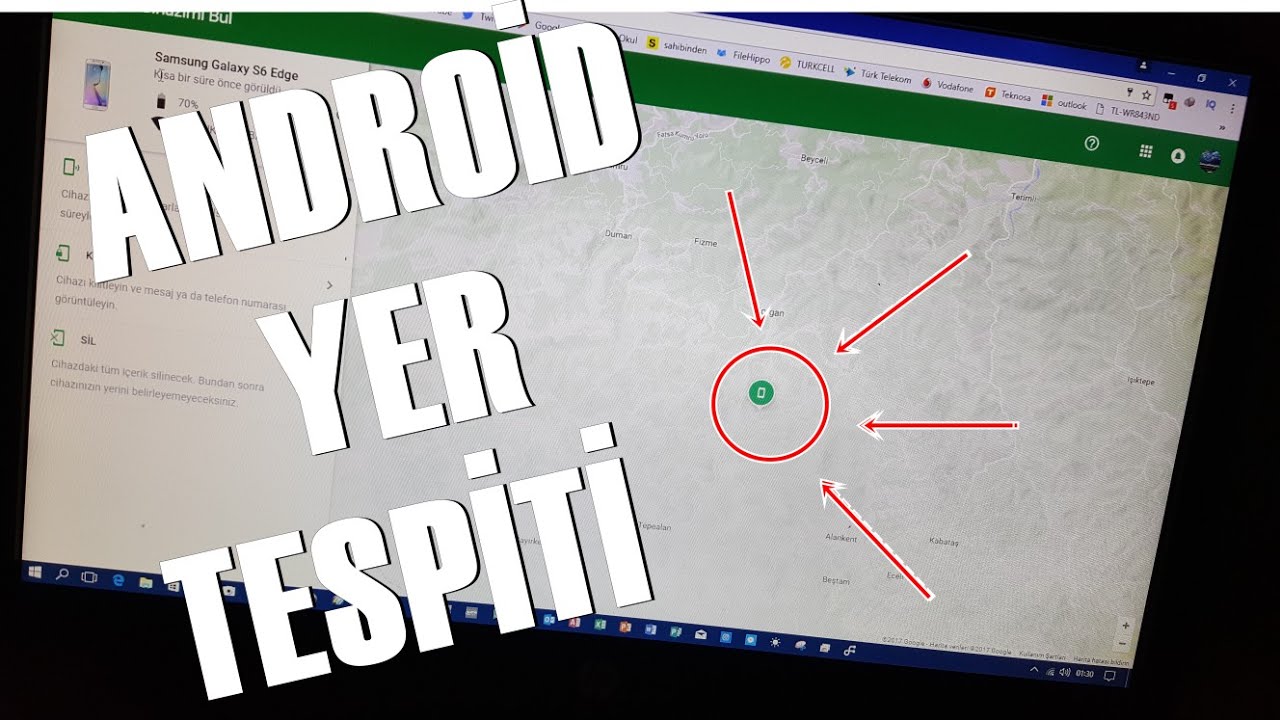 Google) - Android Yer Tespiti Yapmak - YouTube