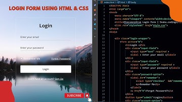 Elegant Glassmorphism Login Form Tutorial | HTML & CSS | ASMR Coding - No Talking