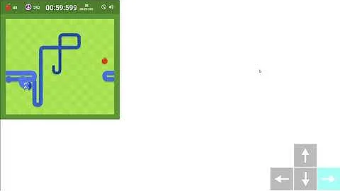 Google Snake Peaceful 100 Apples in 2:10.68 (WR)