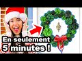 Pas le temps ? IDÉES de DÉCO DE NOËL qui sont SIMPLES & RAPIDES !