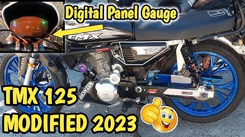 TMX 125 MODIFIED 2023.. DIGITAL PANEL GAUGE AT BAGONG SWING ARM ASSEMBLY..