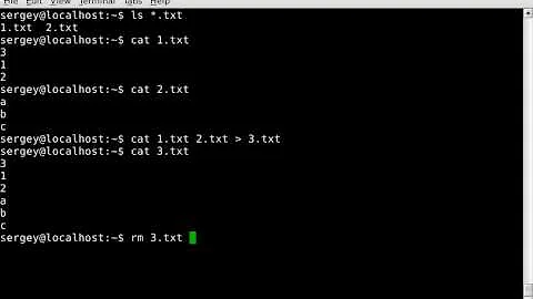 How to combine multiple text files into one file in Linux