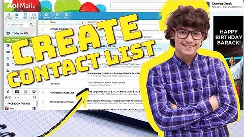 How to Create Contact List in AOL 2025?