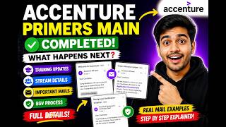 🚀After Accenture Primers Eaxm ✅ Training Updates 📚Stream Details 💻Important Mails 📩& BGV Explained 🔥