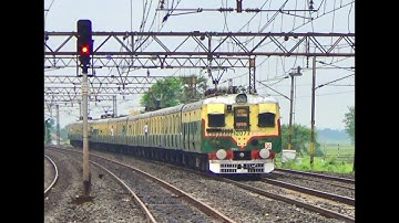 Barddhaman Howrah Main Line Local EMU Passenger Train Of Indian Railways