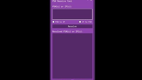 PSN Resolve Tool + Download