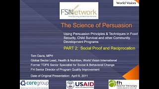 Persuasion  -- Commitment and Consistency