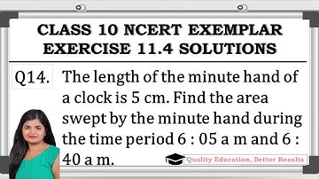 Exercise 11.4 Q14 NCERT Exemplar  Class 10 Maths @MathsTeacher