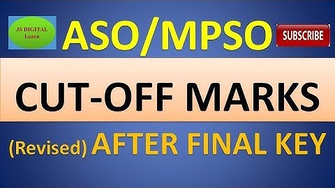 tspsc ASO/MPSO cutoff marks after final key released || required certificates for verification