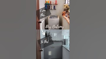 Kitchen Sink Ideas | Laundry Space | Dry balcony #smallspaceliving #indianhomes #kitchensink