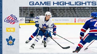 Toronto Marlies vs Rochester Americans Game Highlights February 5 2022