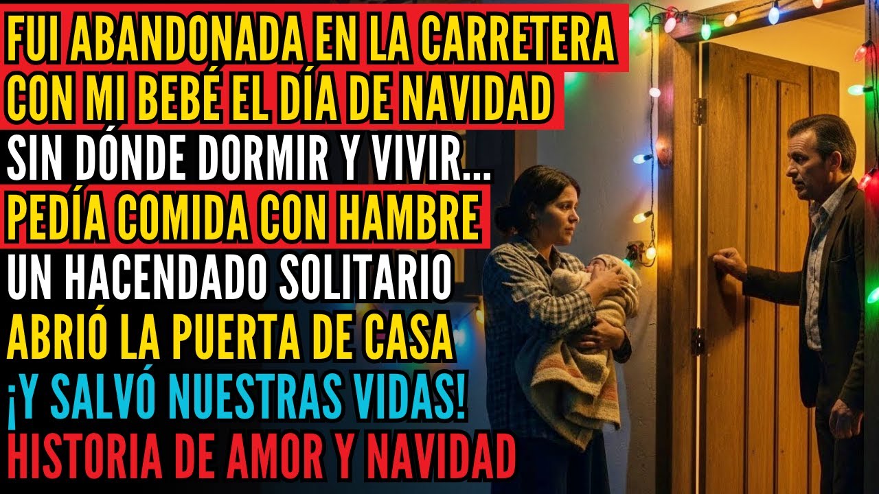 FUI ABANDONADA EN NAVIDAD CON UN BEBÉ ¡UN HACENDADO VIUDO ABRIÓ EL PORTÓN Y CAMBIÓ NUESTRO DESTINO!