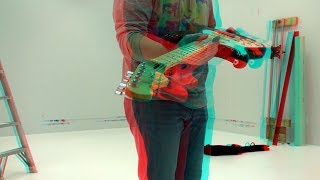 3D guitar destruction - Get your Anaglyph glasses on!