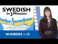 Learn Swedish - Swedish in Three Minutes - Numbers 1-10