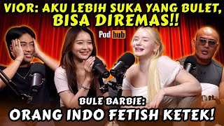 VIOR: PODHUB INI GAK USAH TAYANG BOLEH GAK⁉️🤣 Vidi Gemoy dan BULE Barbie🥰 - podcast