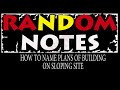 NAMING PLANS OF BUILDINGS ON SLOPING SITE- हिंदी में NAMING PLANS OF BUILDINGS ON SLOPING SITE- हिंदी में