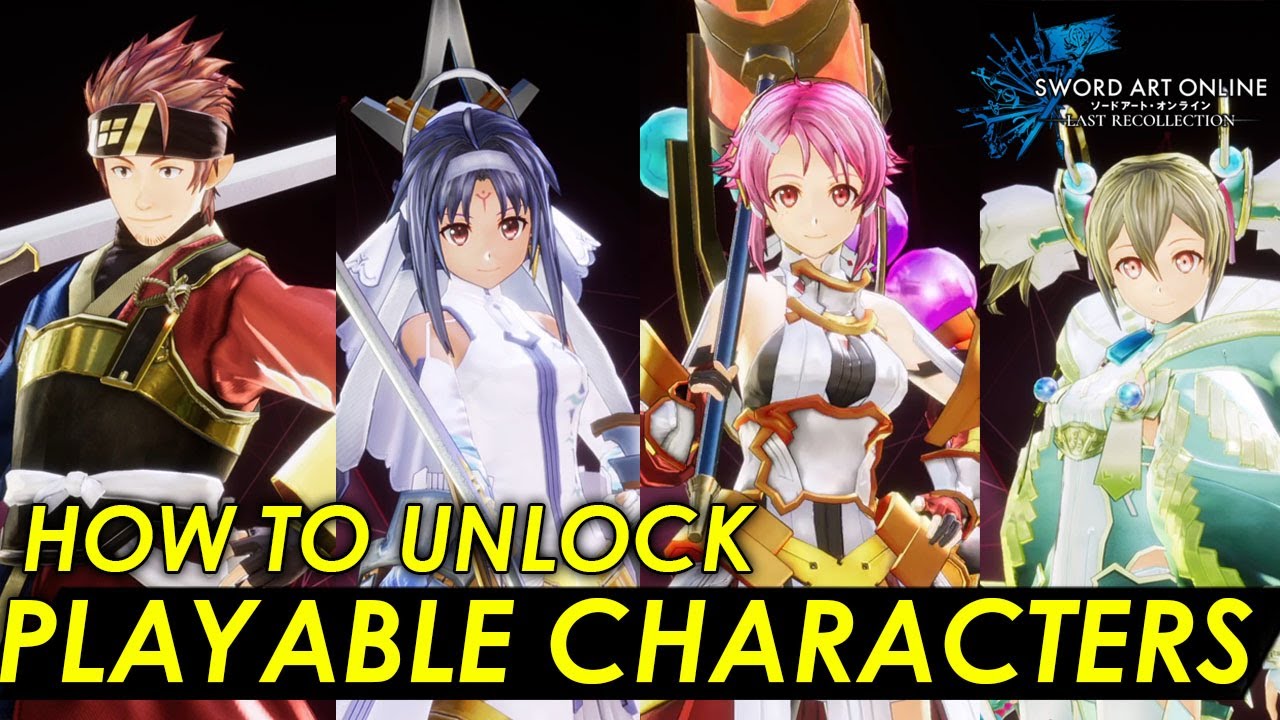 SAO Last Recollection Character Unlock Guide