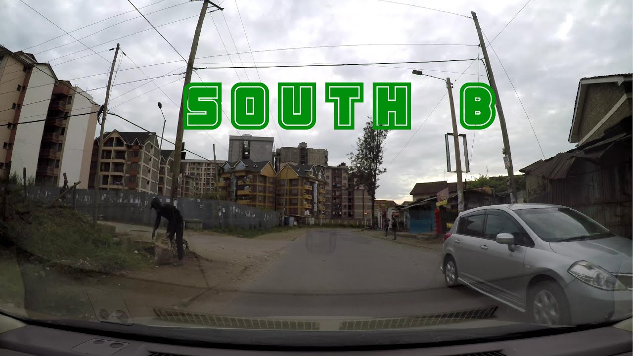 Driving in South B estate in Nairobi Kenya dash cam