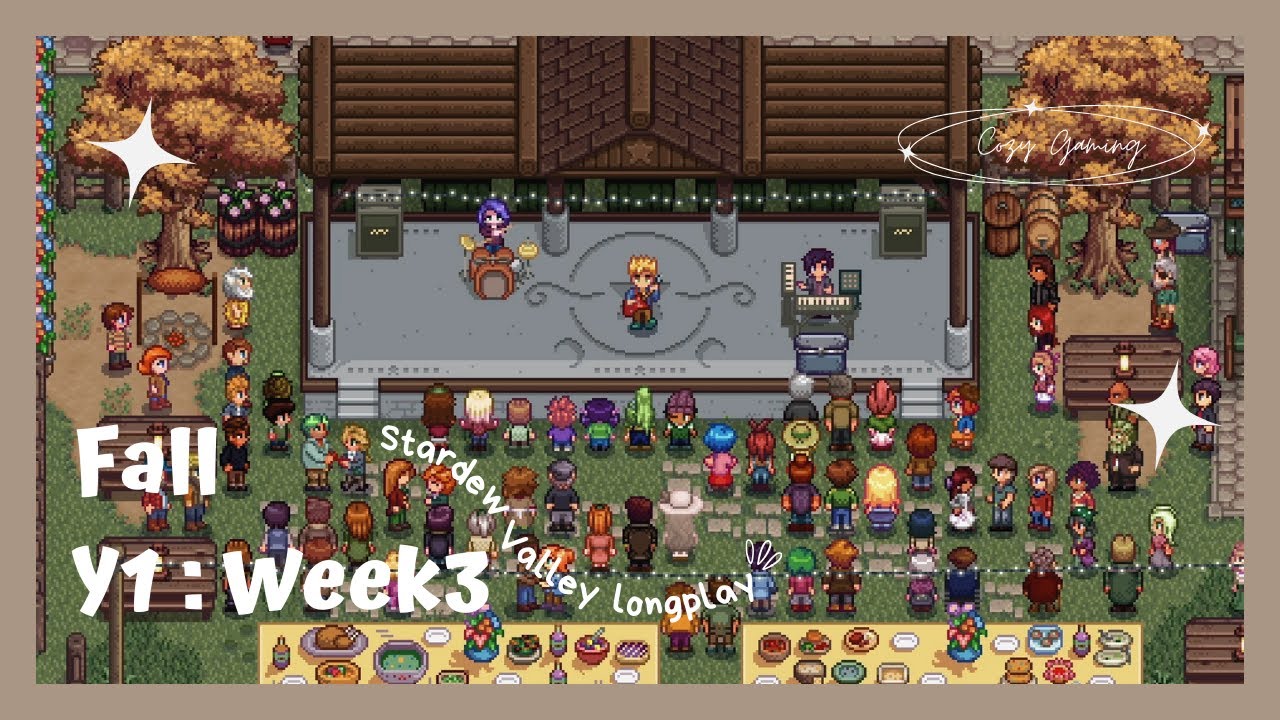 Fall Week 3 Ridgeside Gathering - Fall Week 3 Year 1 | Stardew Valley Relaxing ...