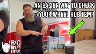 RV Wheel Bearing Temperature Check: Infrared Gun vs Halo View TPMS Sensors