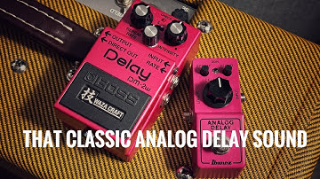 Analog Delays Battle: Boss DM-2w VS Ibanez Analog Delay Mini (w/Wampler Tumnus Germanium)