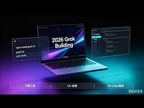 2026最新教程！Grok Coding CLI + VSCode安装全流程，小白也能5分钟搞定