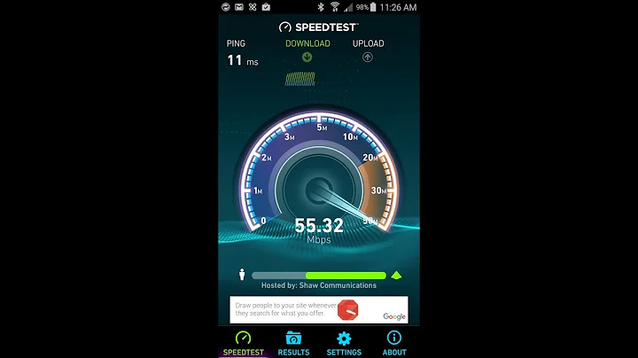 Speed test by Ookla