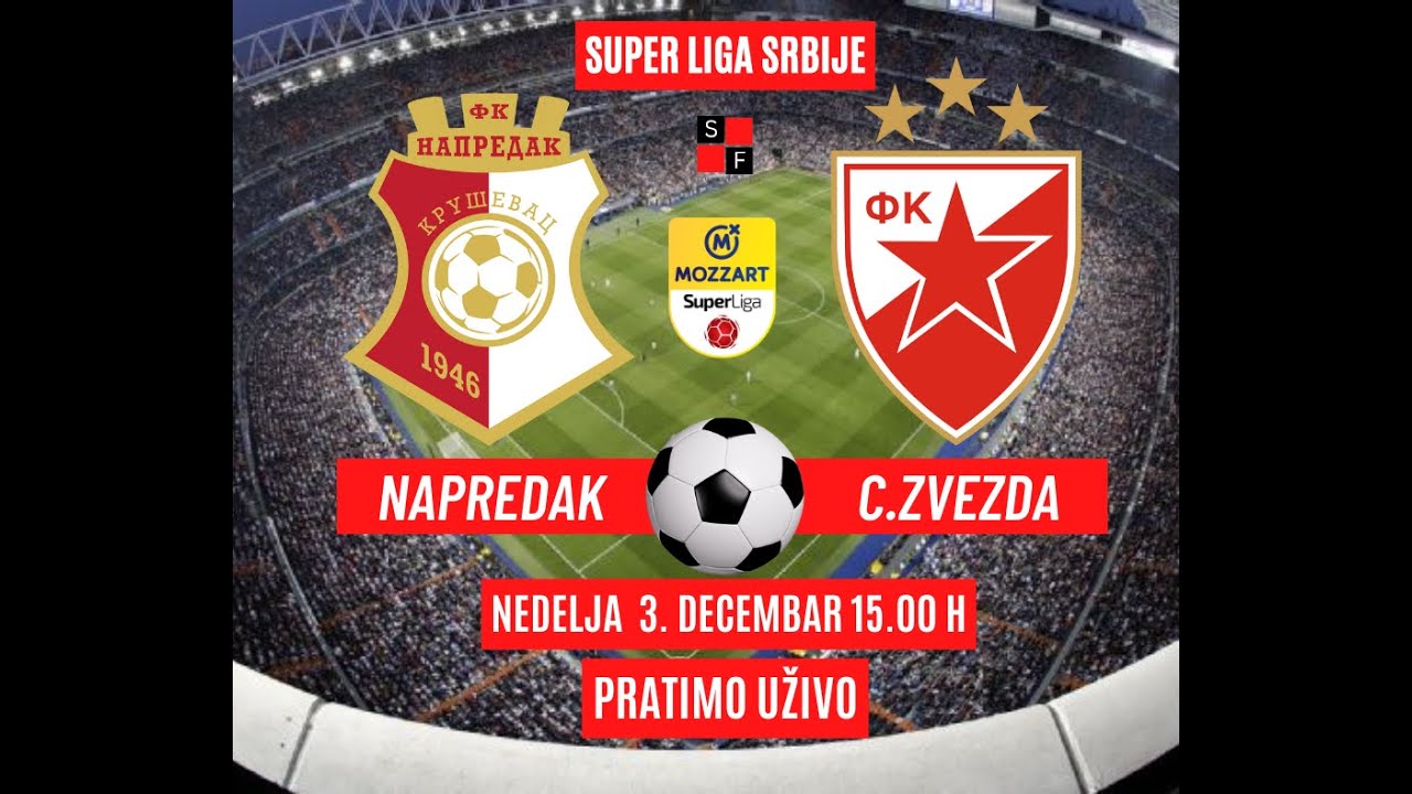 Najava 13. kola Mozzart Superlige Srbije📣 Dočekujemo ekipu FK Crvena Zvezda,  utakmica se igra u subotu sa početkom u 18:30 na terenu TC…