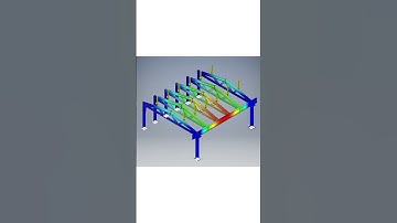 ANSYS Warehouse Structural Analysis 🔧 | Stress, Deformation & Load Simulation (FEA) | DEVELOPMECH