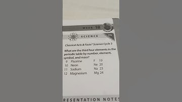 CC Cycle 3 Week 18 Science